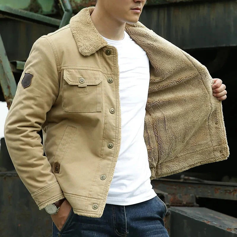 AeroGuard Men's Versatile Comfort Jacket: Structured Warmth, Mobility, and Style