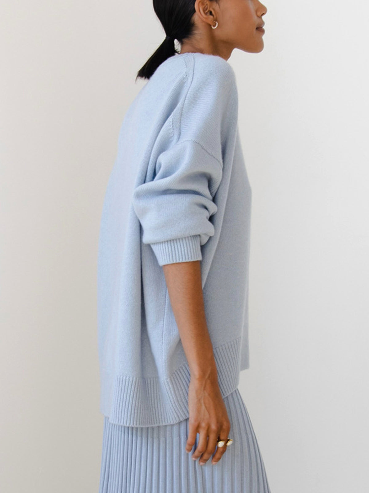 Cozy Candyfloss Oversized Pullover Knit Sweater for Women - Ultimate Comfort Style