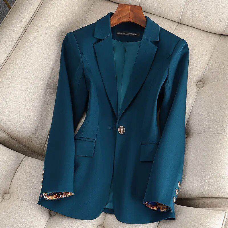 Cotton Blend Blazer
