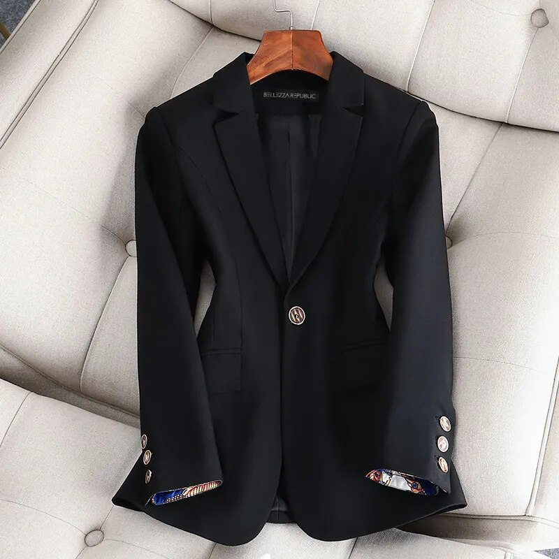 Cotton Blend Blazer