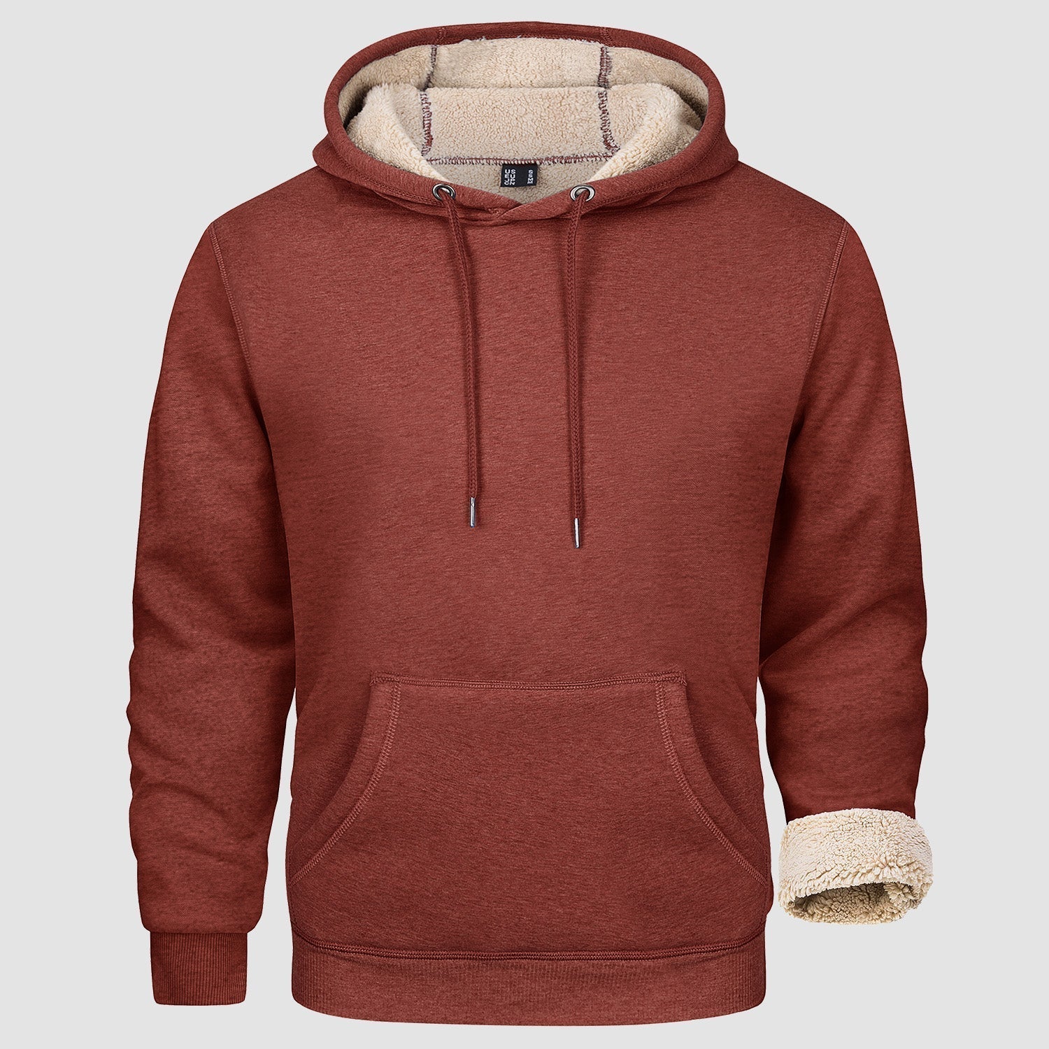Men's Fleece Pullover Hoodie Sweatshirt - Cozy Warmth & Style for Everyday Wear