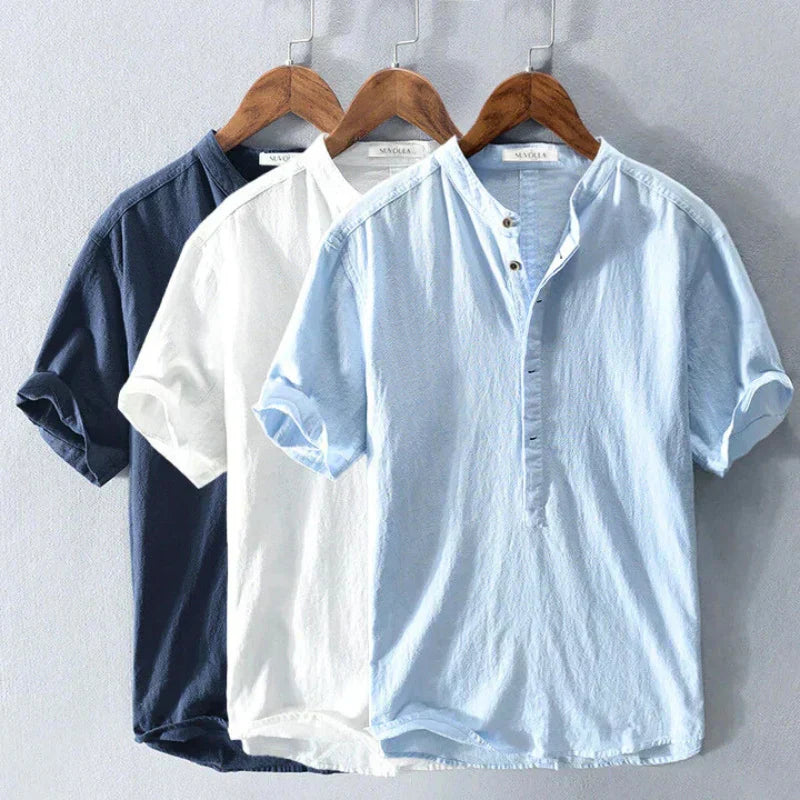 Capri Linen-Cotton Shirt