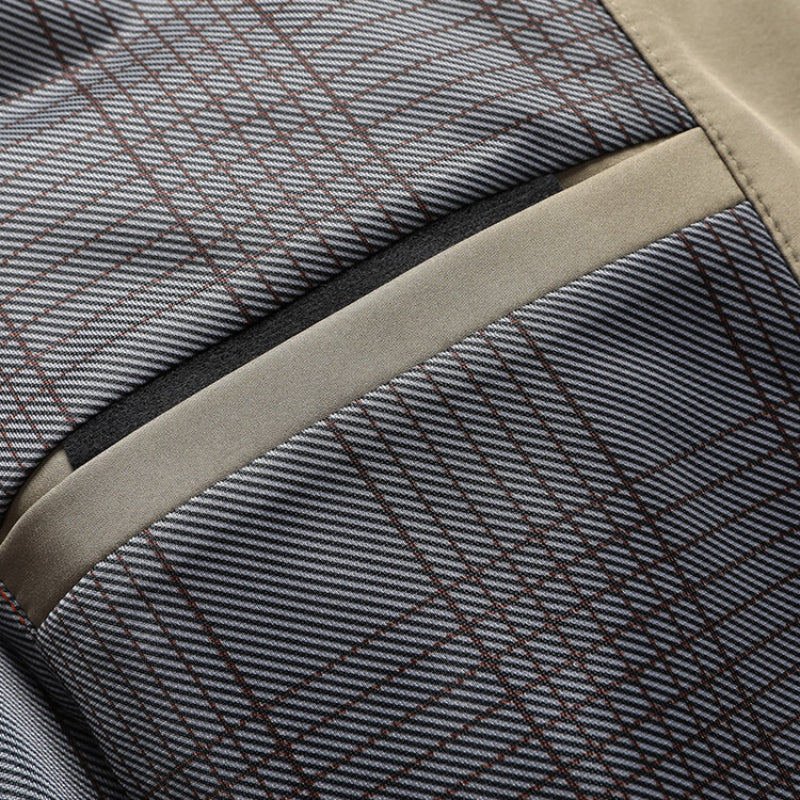 Graham Men's Stylish Windproof Stand-Collar Jacket - Business Casual Autumn Winter Coat