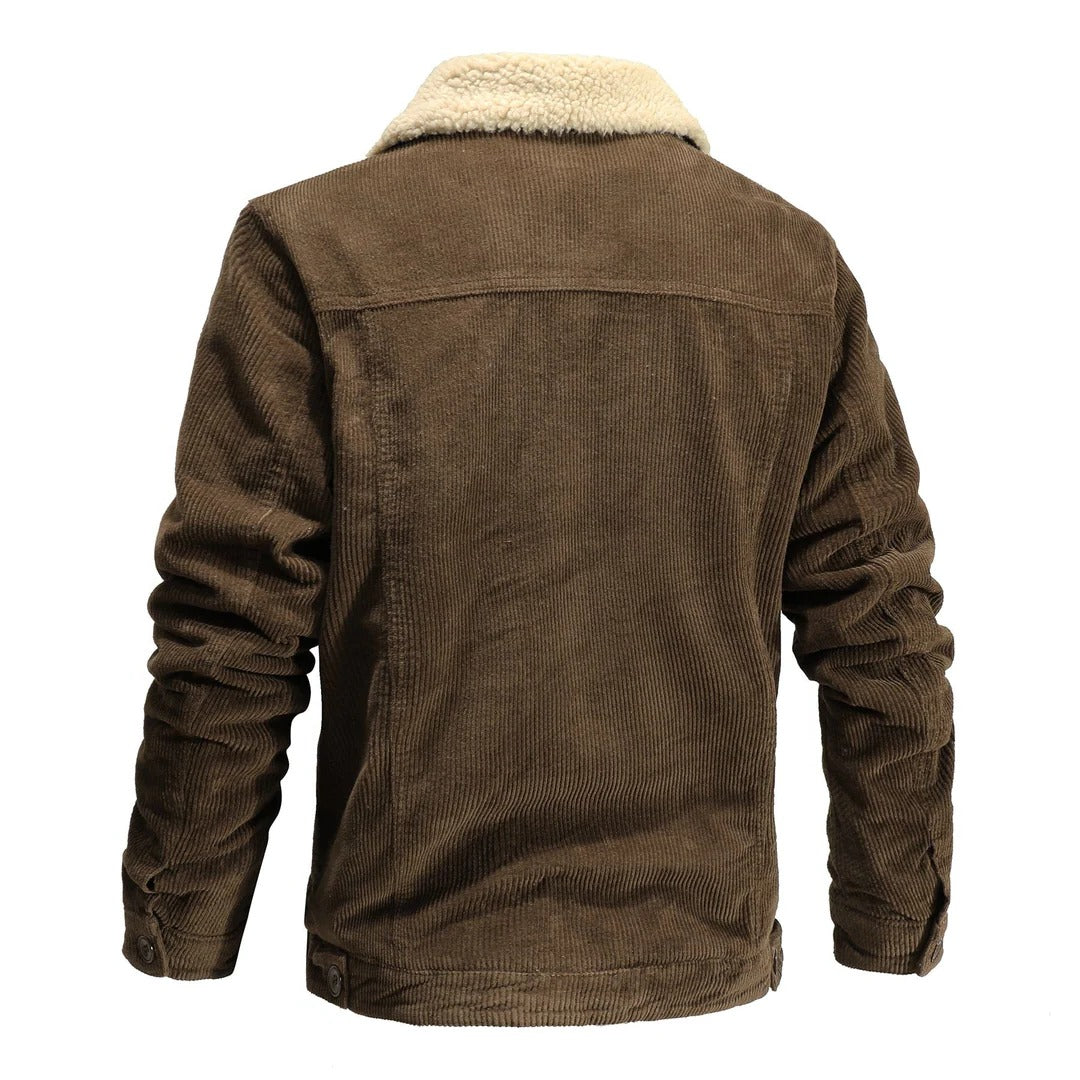 Ironclad Ridge Men's Sherpa Lined Bomber Jacket: Warm, Stylish, Durable, Multi-Pocket
