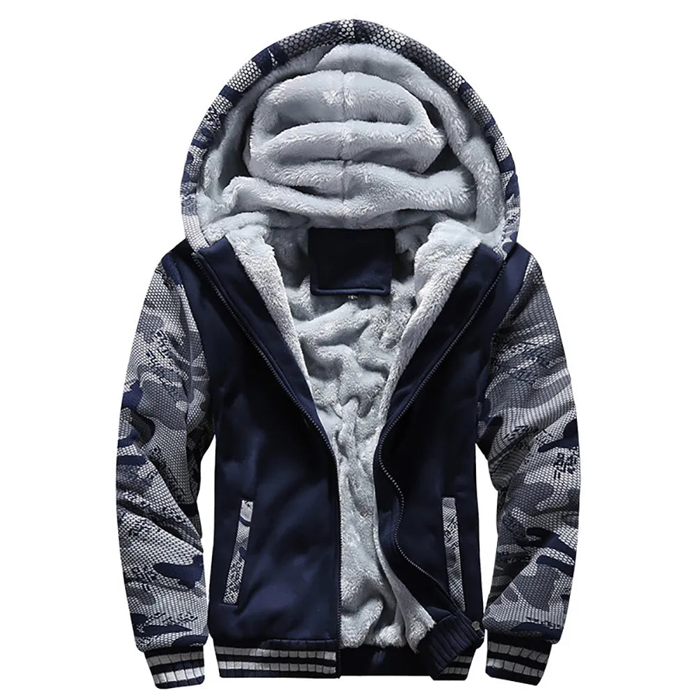 Jack Men's Thick Winter Hoodie: Warm, Comfortable, Anti-Static, Durable Hooded Sweatshirt