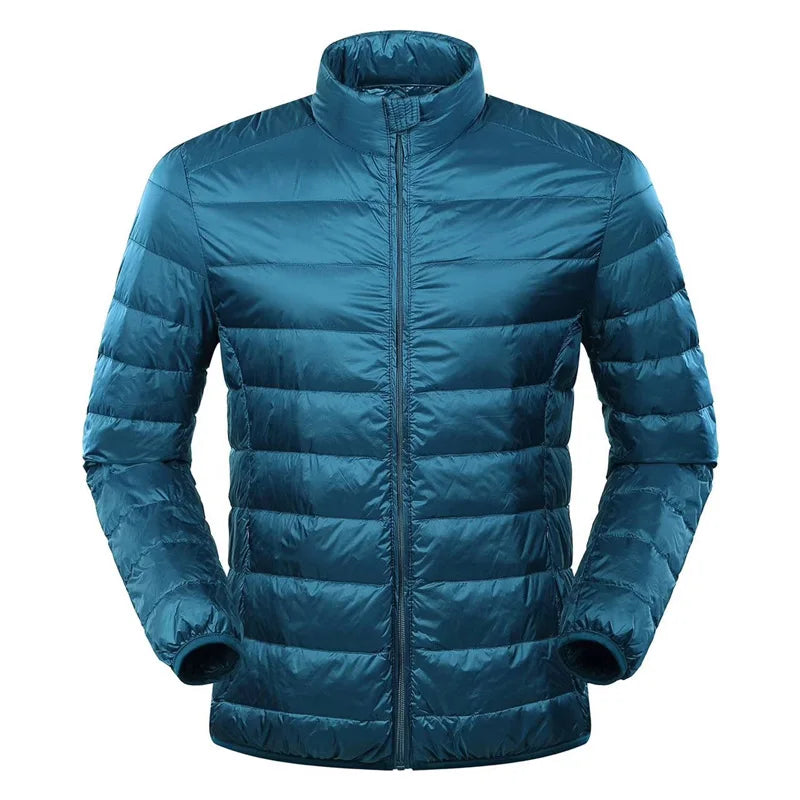 Leon Ultra-Light Men's Down Puffer Jacket – Warm, Packable, Adventure-Ready