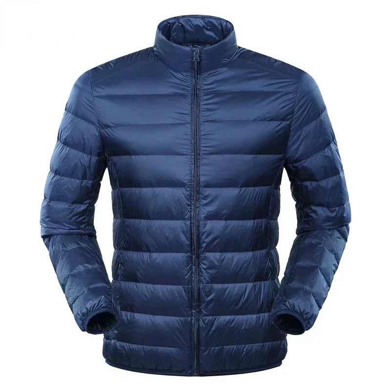 Leon Ultra-Light Men's Down Puffer Jacket – Warm, Packable, Adventure-Ready