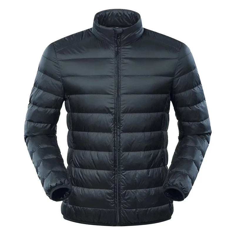 Leon Ultra-Light Men's Down Puffer Jacket – Warm, Packable, Adventure-Ready