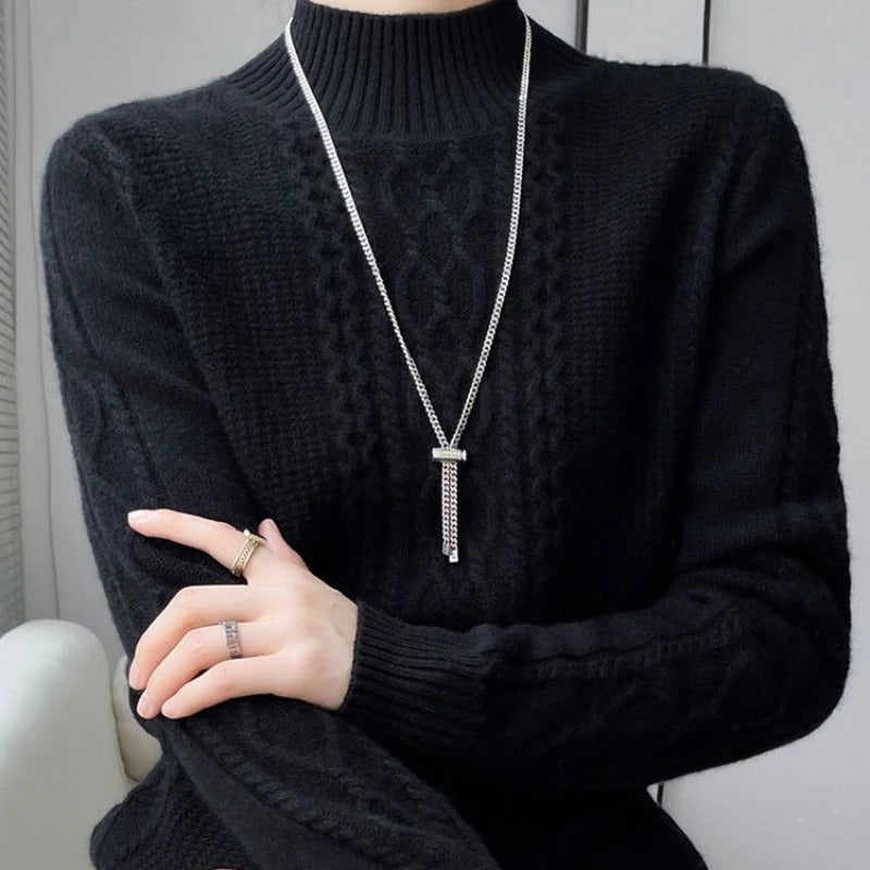 Wool Turtleneck Sweater