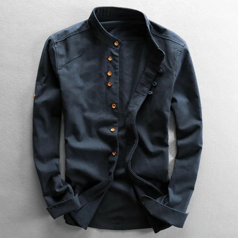 Hokkaido Japanese Linen Shirt