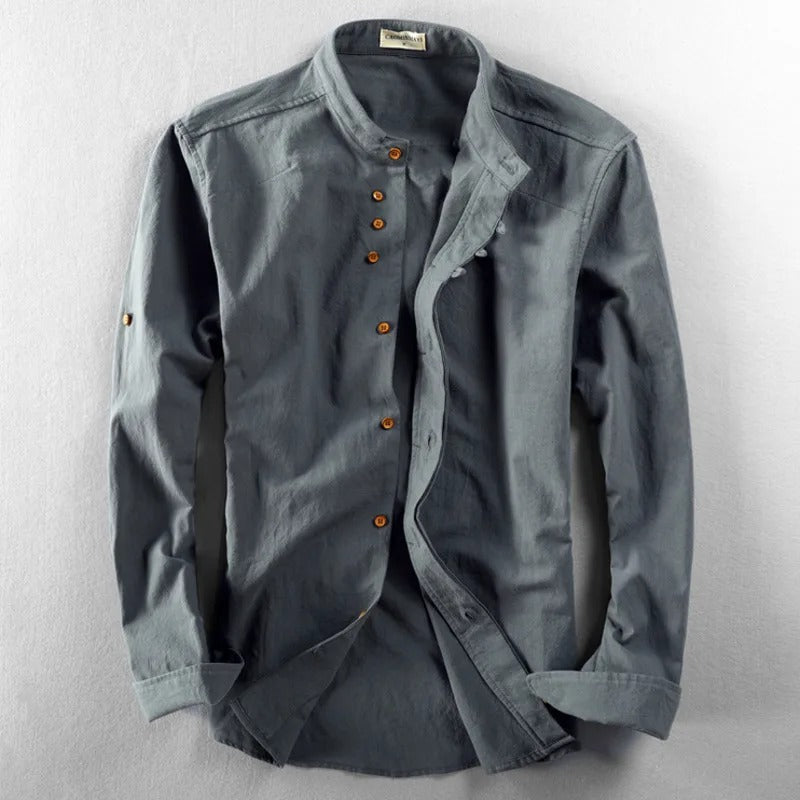 Hokkaido Japanese Linen Shirt