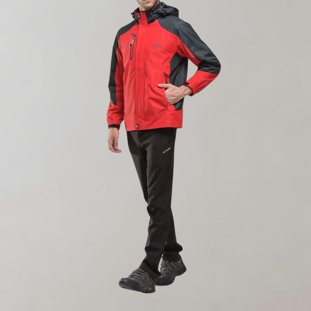 Men's All-Season Waterproof Windbreaker Jacket - Lightweight & Breathable Outdoor Gear