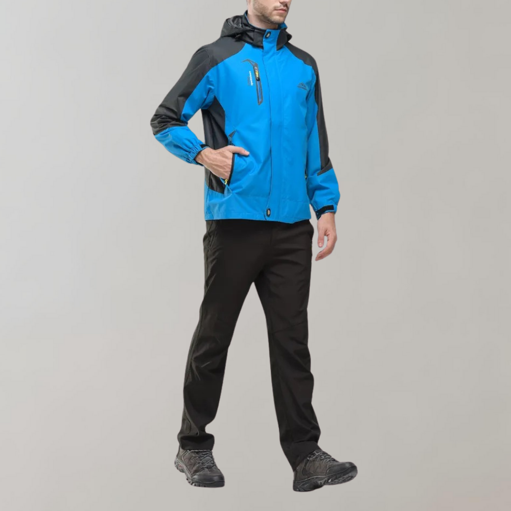 Men's All-Season Waterproof Windbreaker Jacket - Lightweight & Breathable Outdoor Gear