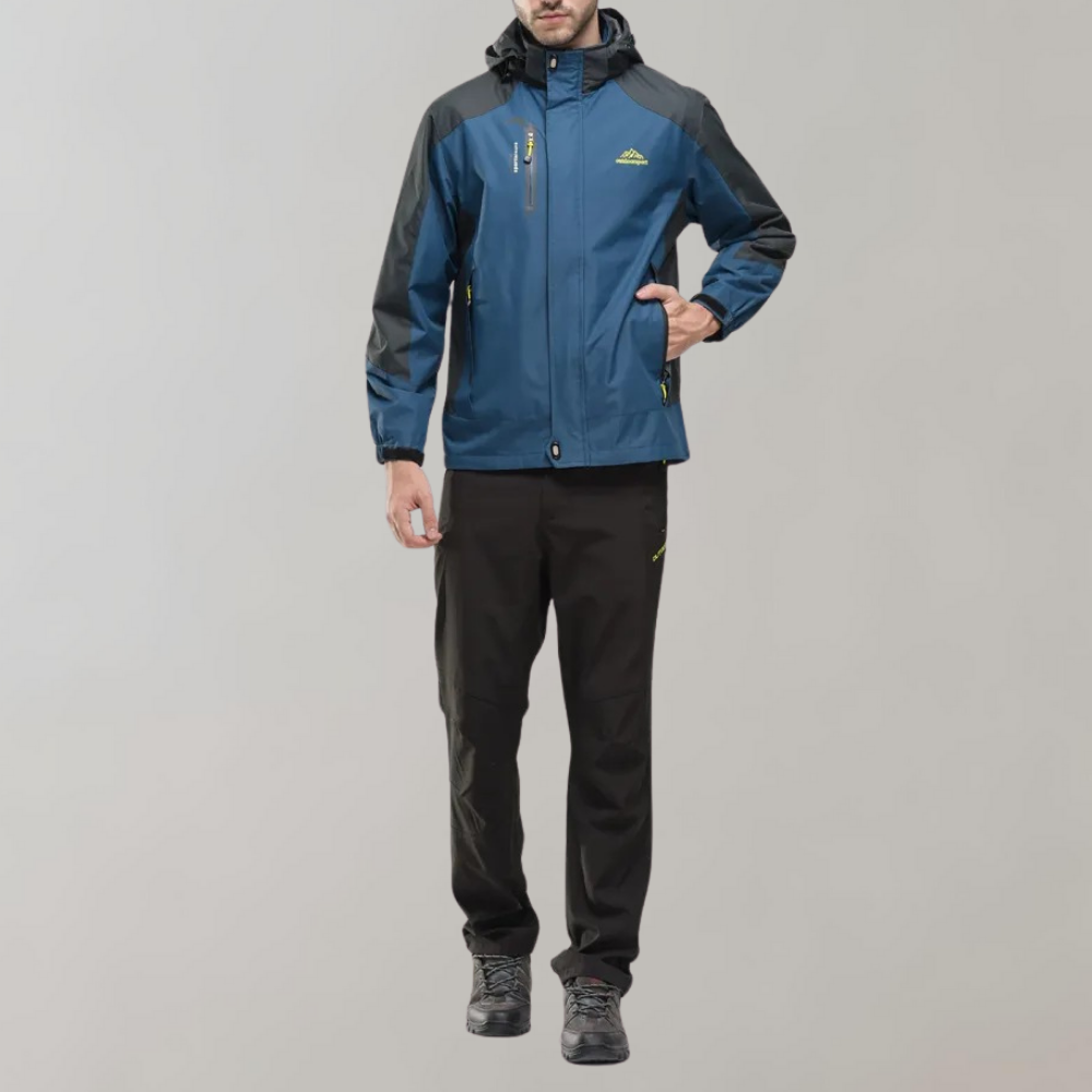 Men's All-Season Waterproof Windbreaker Jacket - Lightweight & Breathable Outdoor Gear