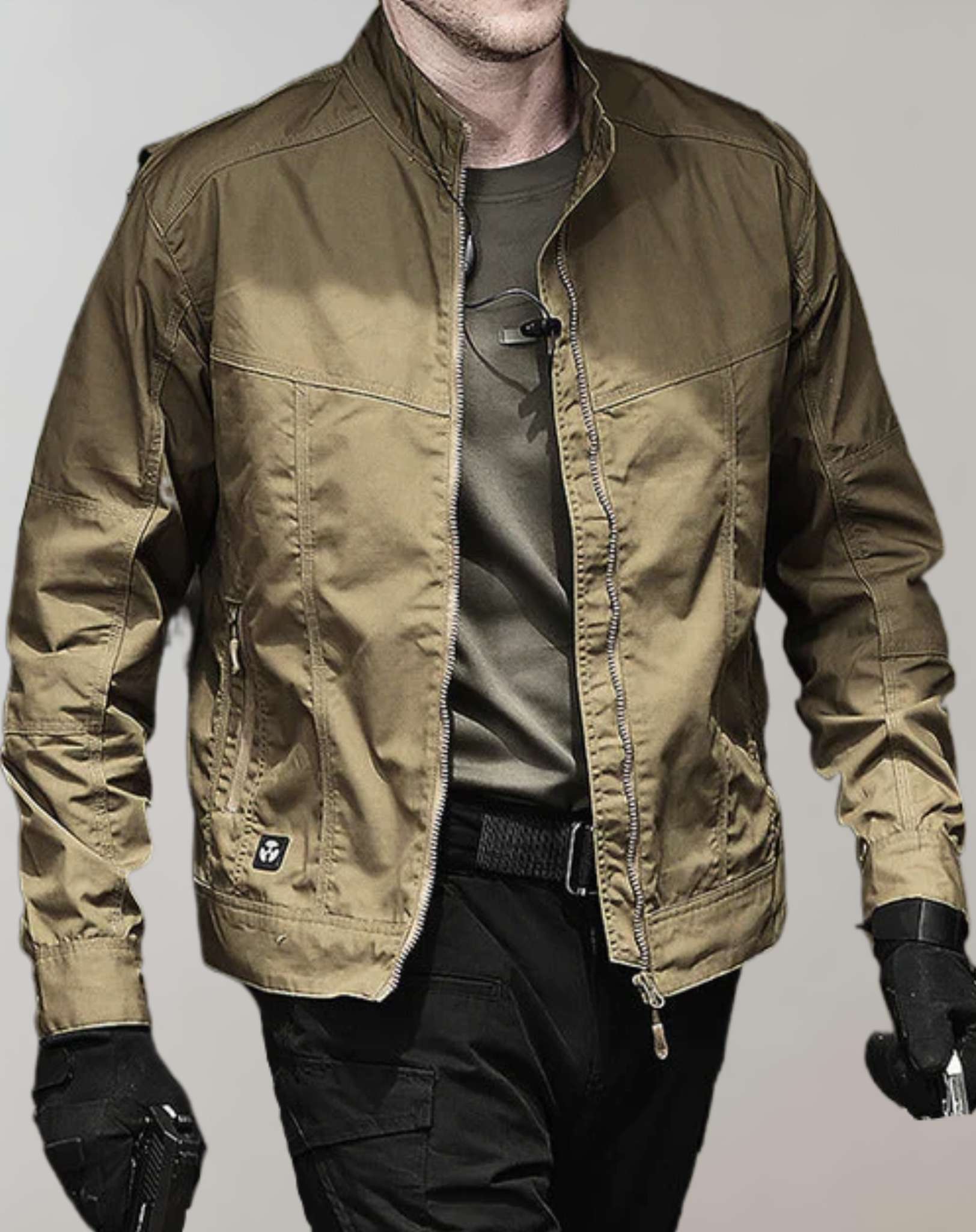 Men's Stylish Cotton Summer Jacket - Lightweight & Comfortable Outerwear for Warm Weather