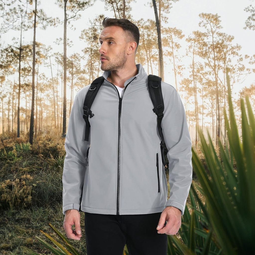 Men's Waterproof & Windproof Fleece-Lined Softshell Jacket - Ultimate Comfort & Protection
