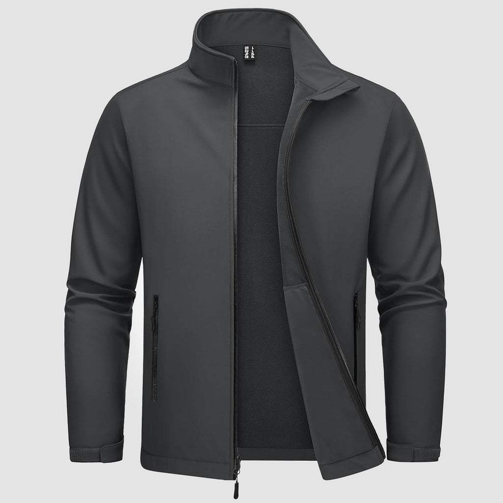 Men's Waterproof & Windproof Fleece-Lined Softshell Jacket - Ultimate Comfort & Protection