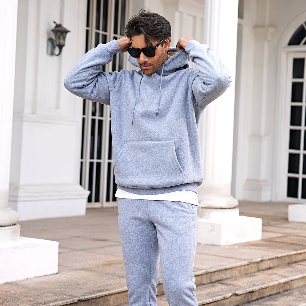 Men's Fleece Pullover Hoodie Sweatshirt - Cozy Warmth & Style for Everyday Wear