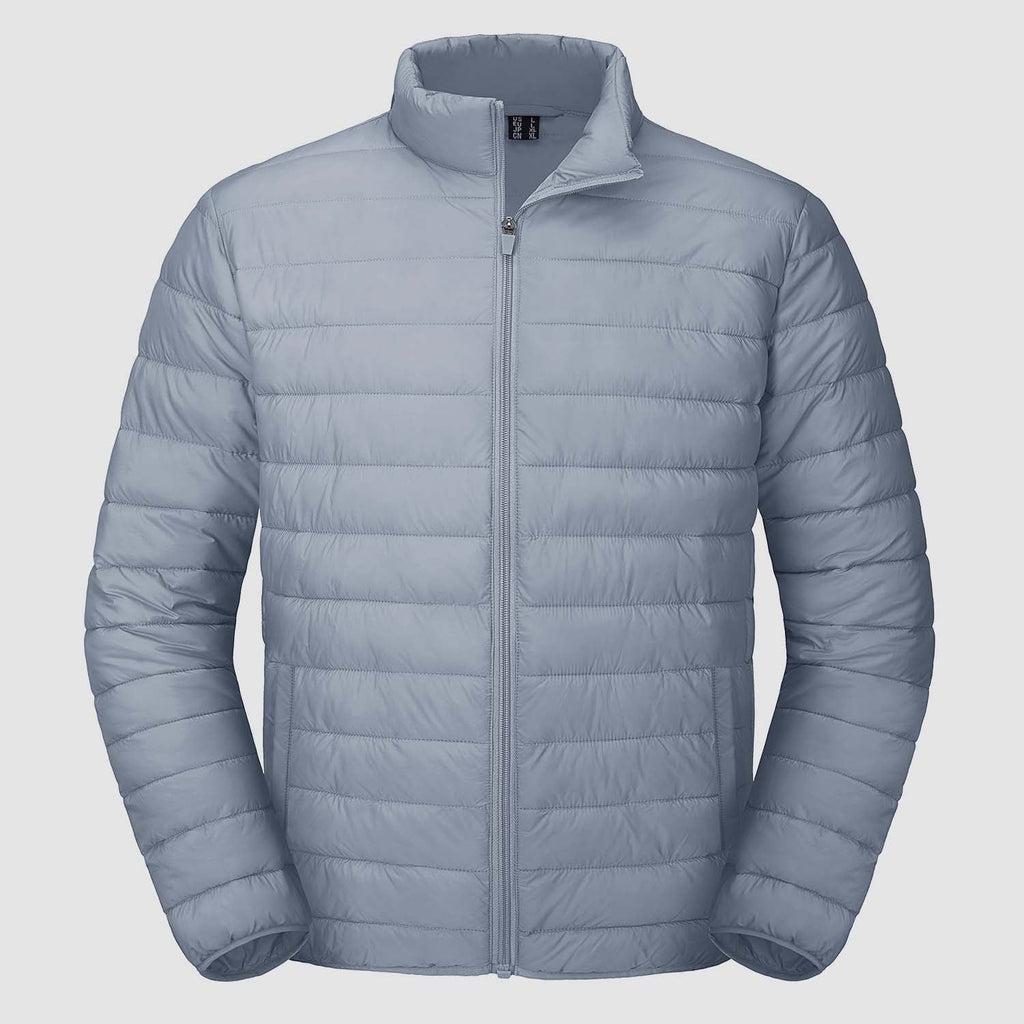 Men's Lightweight Water-Repellent Puffer Jacket - Stylish Winter Coat for Ultimate Warmth and Comfort