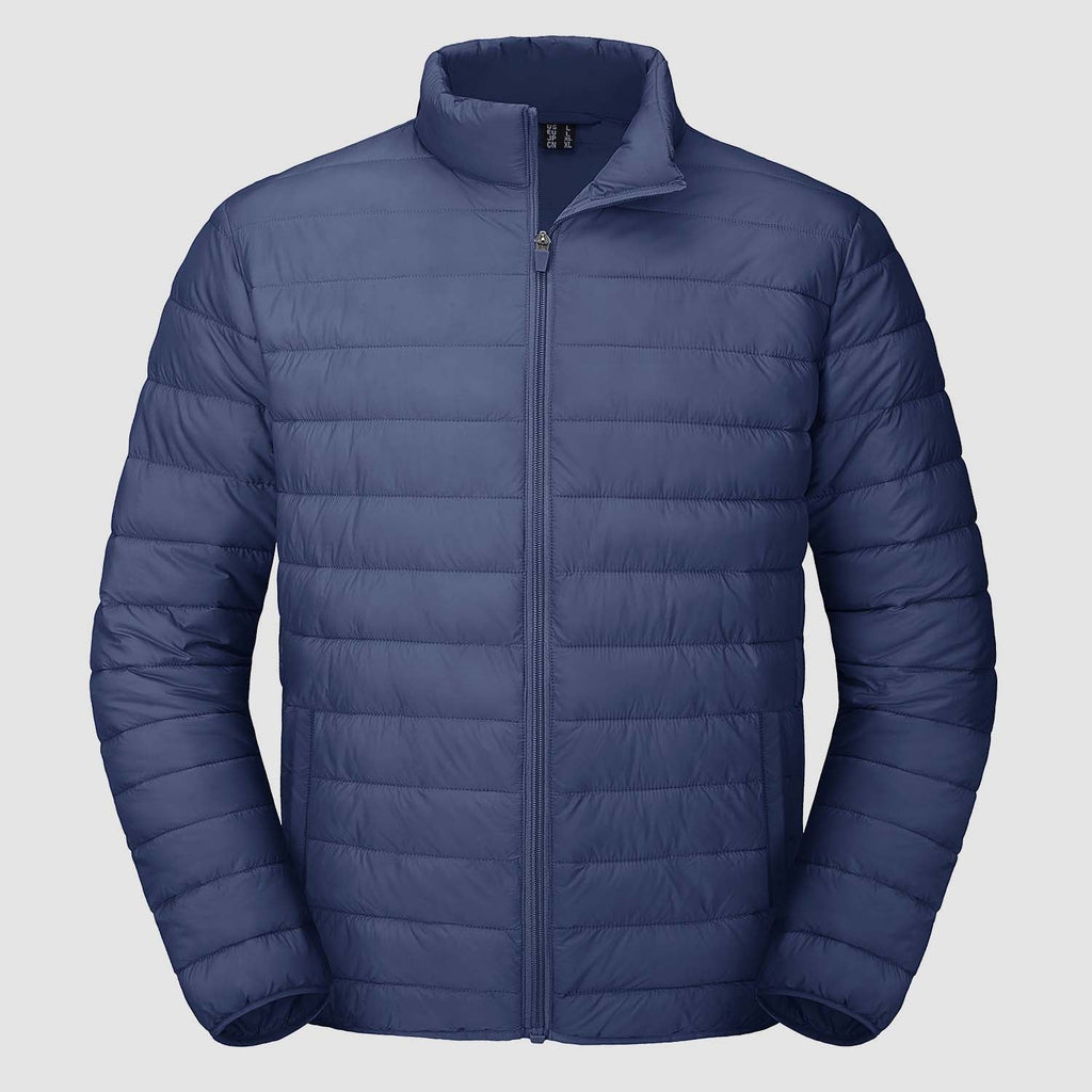 Men's Lightweight Water-Repellent Puffer Jacket - Stylish Winter Coat for Ultimate Warmth and Comfort