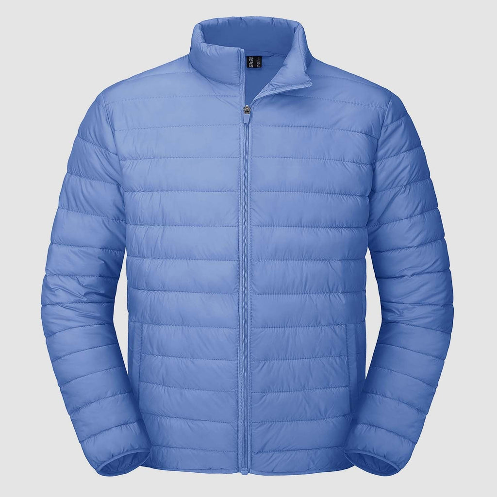 Men's Lightweight Water-Repellent Puffer Jacket - Stylish Winter Coat for Ultimate Warmth and Comfort