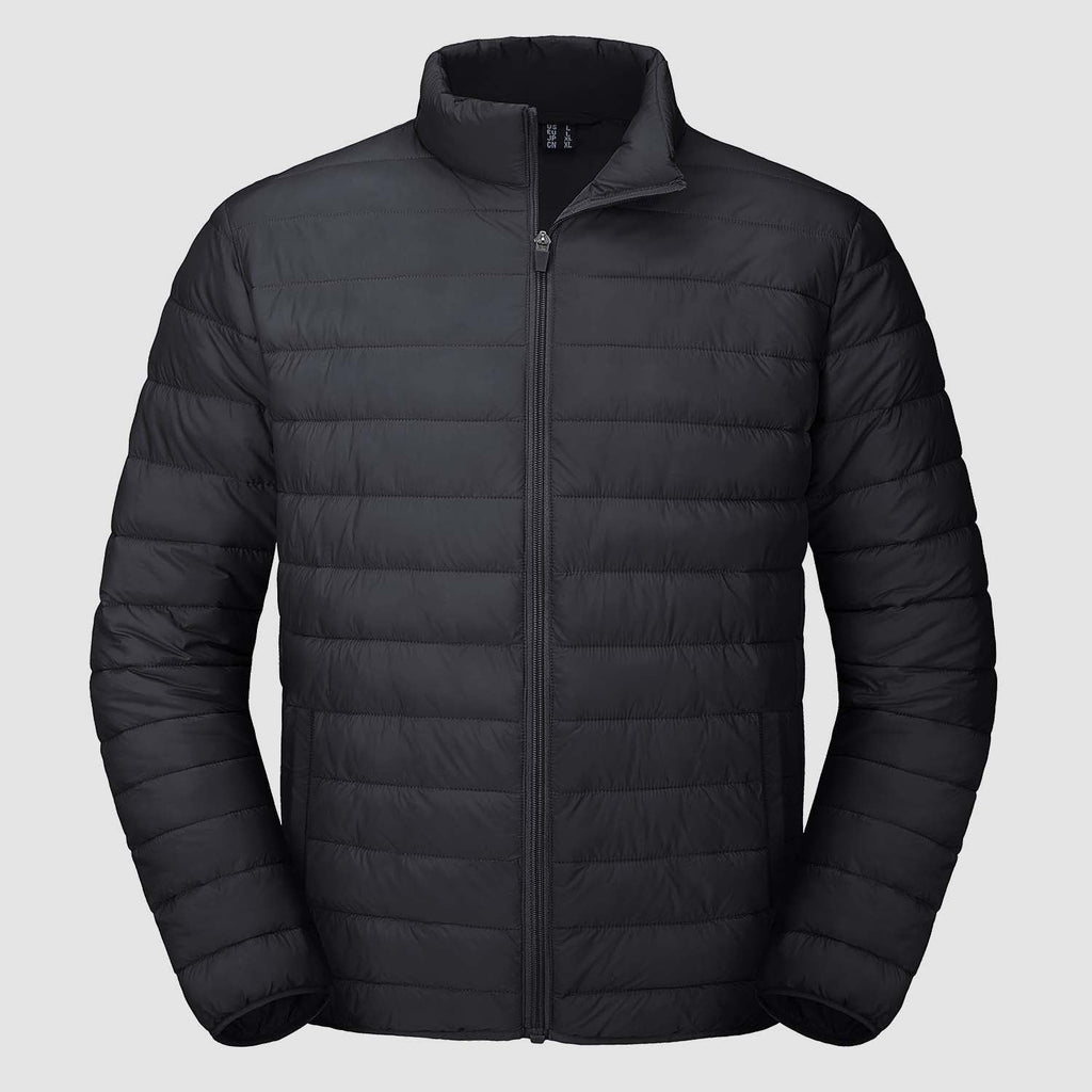 Men's Lightweight Water-Repellent Puffer Jacket - Stylish Winter Coat for Ultimate Warmth and Comfort