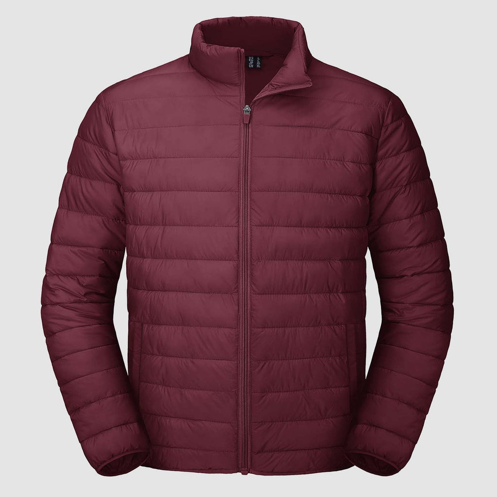 Men's Lightweight Water-Repellent Puffer Jacket - Stylish Winter Coat for Ultimate Warmth and Comfort