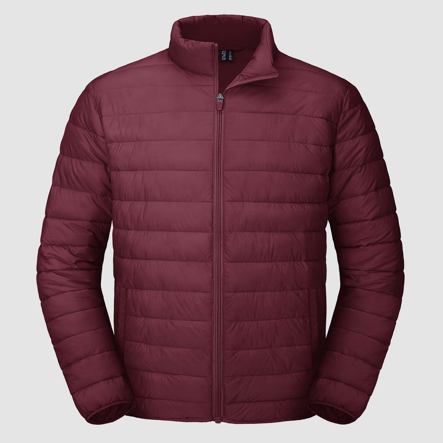 Men's Lightweight Water-Repellent Puffer Jacket - Stylish Winter Coat for Ultimate Warmth and Comfort