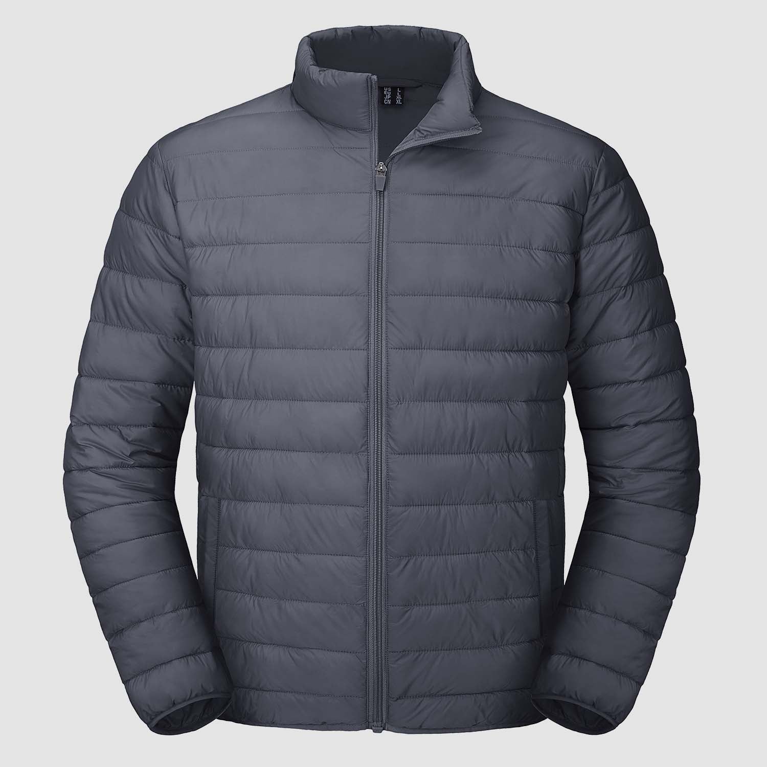 Men's Lightweight Water-Repellent Puffer Jacket - Stylish Winter Coat for Ultimate Warmth and Comfort