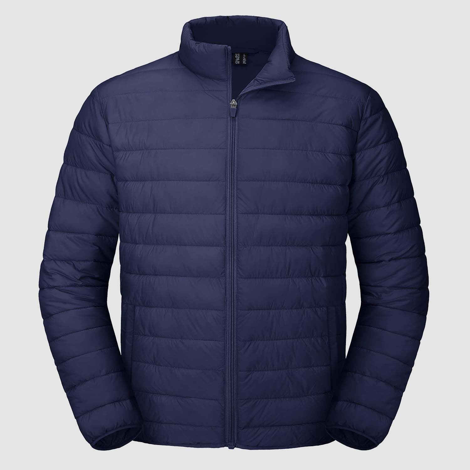 Men's Lightweight Water-Repellent Puffer Jacket - Stylish Winter Coat for Ultimate Warmth and Comfort