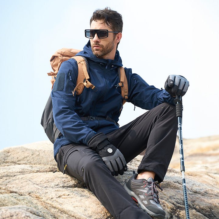 Men's Waterproof Tactical Softshell Jacket - Lightweight, Breathable, and Durable Outdoor Gear for Hiking, Camping, and Adventure