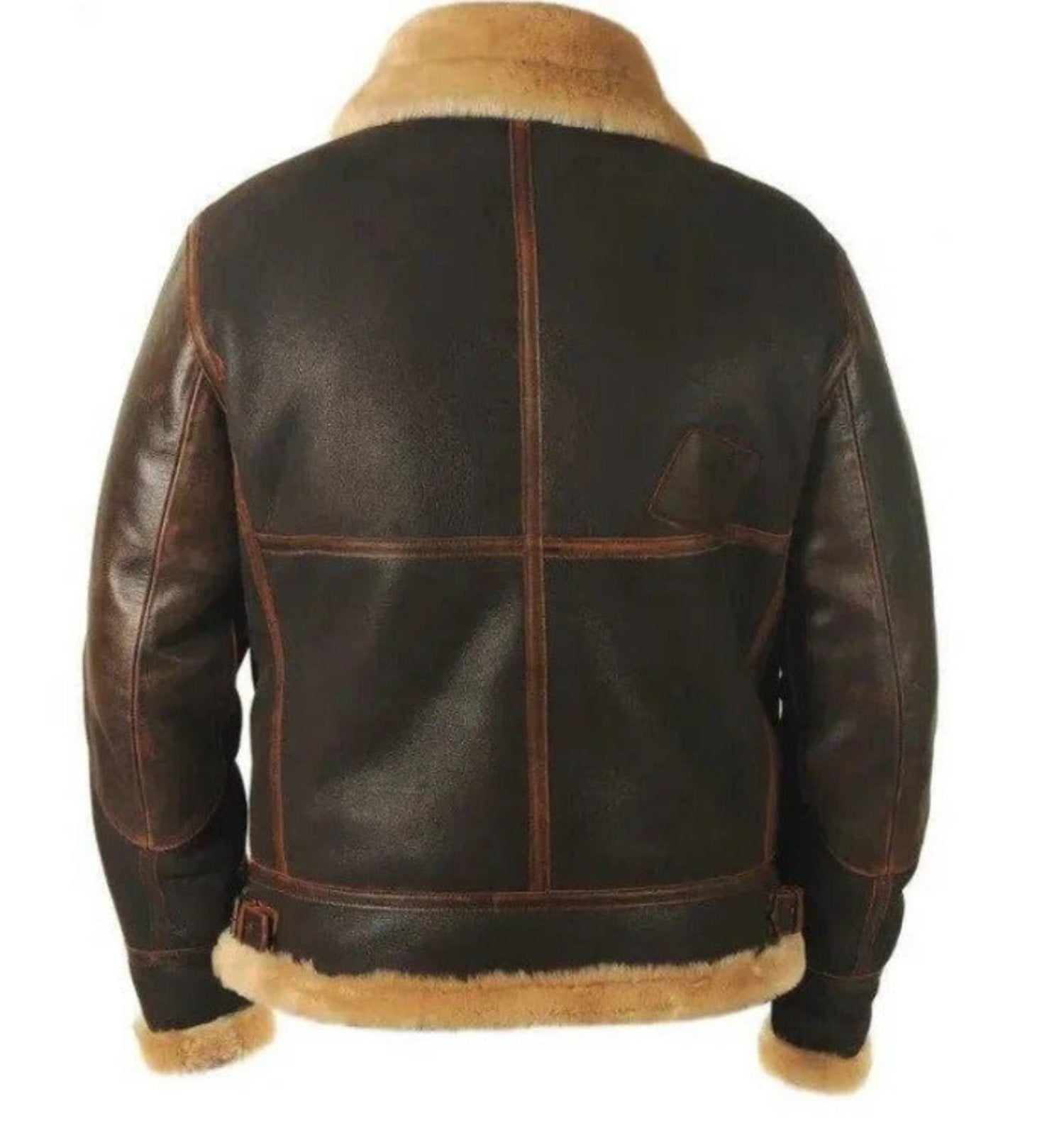 Men's Vintage Thick Leather Jacket - Perfect for Autumn & Winter Style