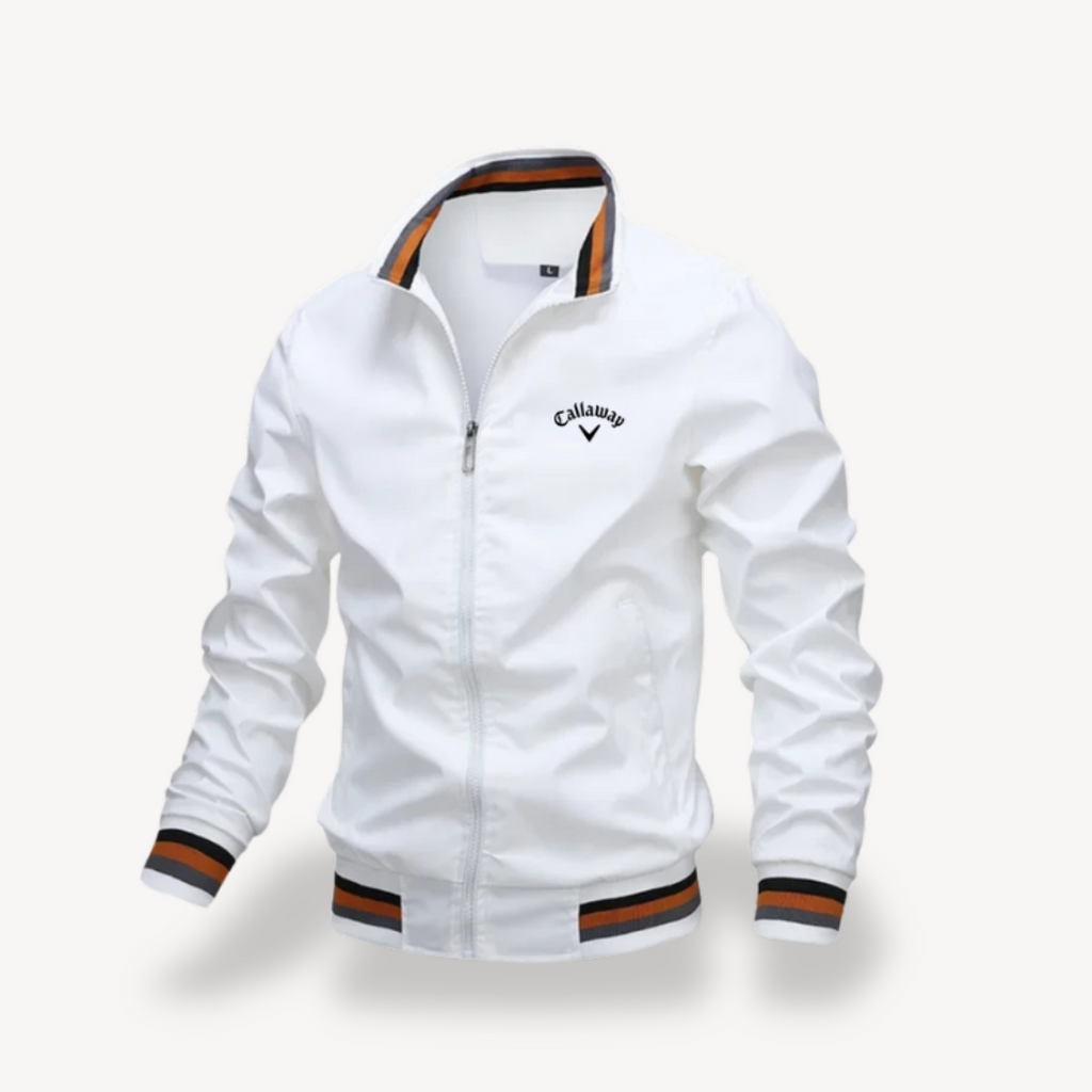 Men's Water-Resistant Golf Jacket - Lightweight Windbreaker for Ultimate Comfort and Performance