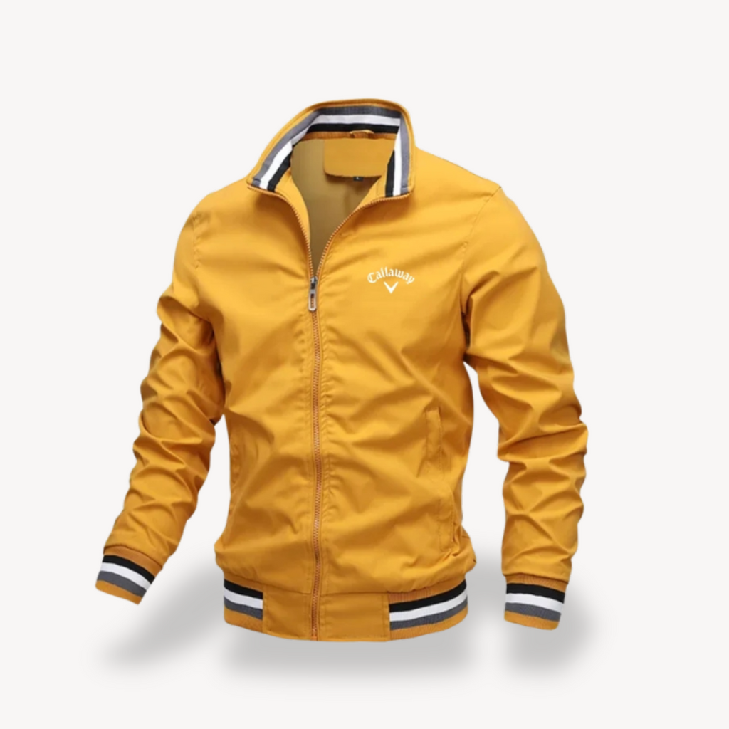 Men's Water-Resistant Golf Jacket - Lightweight Windbreaker for Ultimate Comfort and Performance
