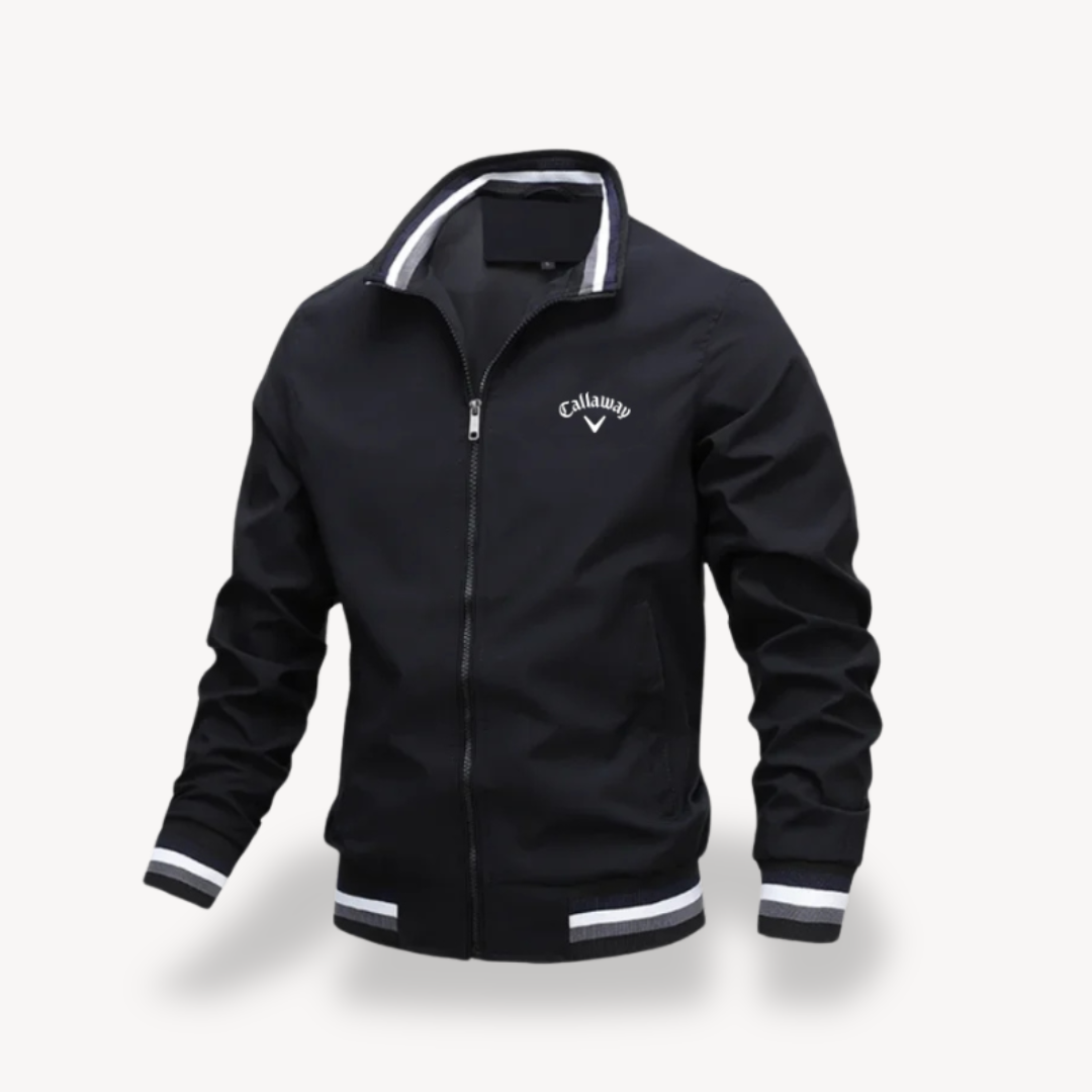 Men's Water-Resistant Golf Jacket - Lightweight Windbreaker for Ultimate Comfort and Performance