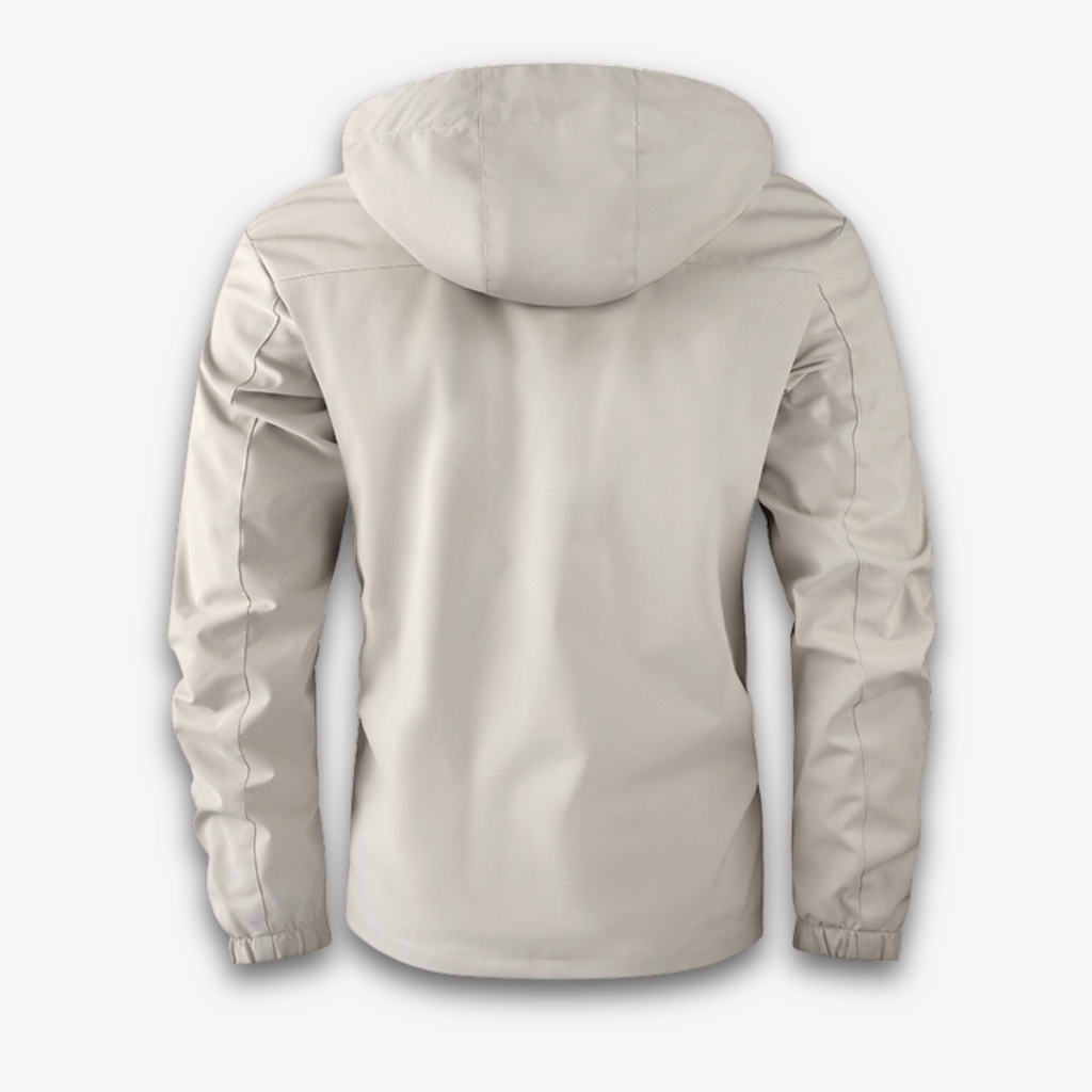 Men's Waterproof Hooded Summer Jacket - Lightweight, Breathable, Available in 4 Colors
