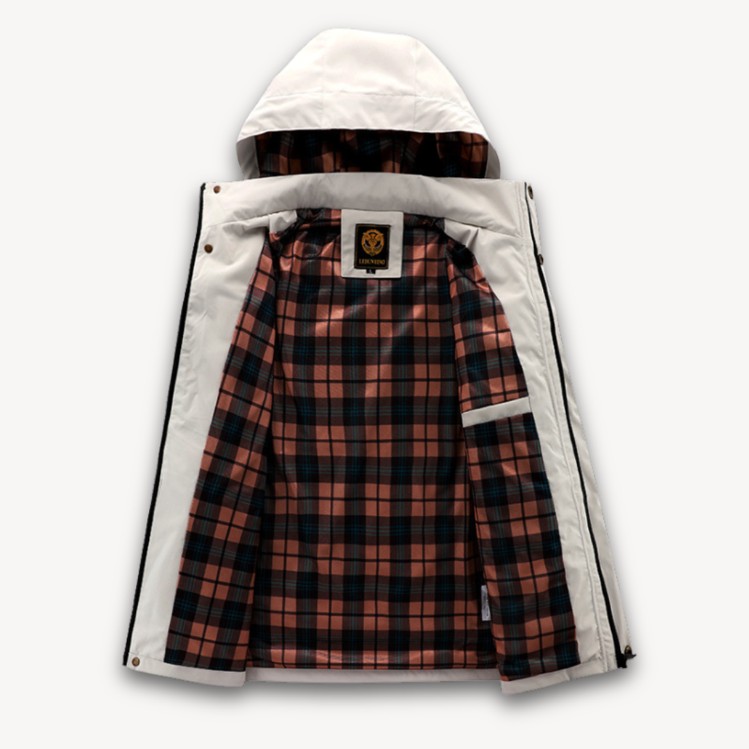 Men's Waterproof Hooded Summer Jacket - Lightweight, Breathable, Available in 4 Colors