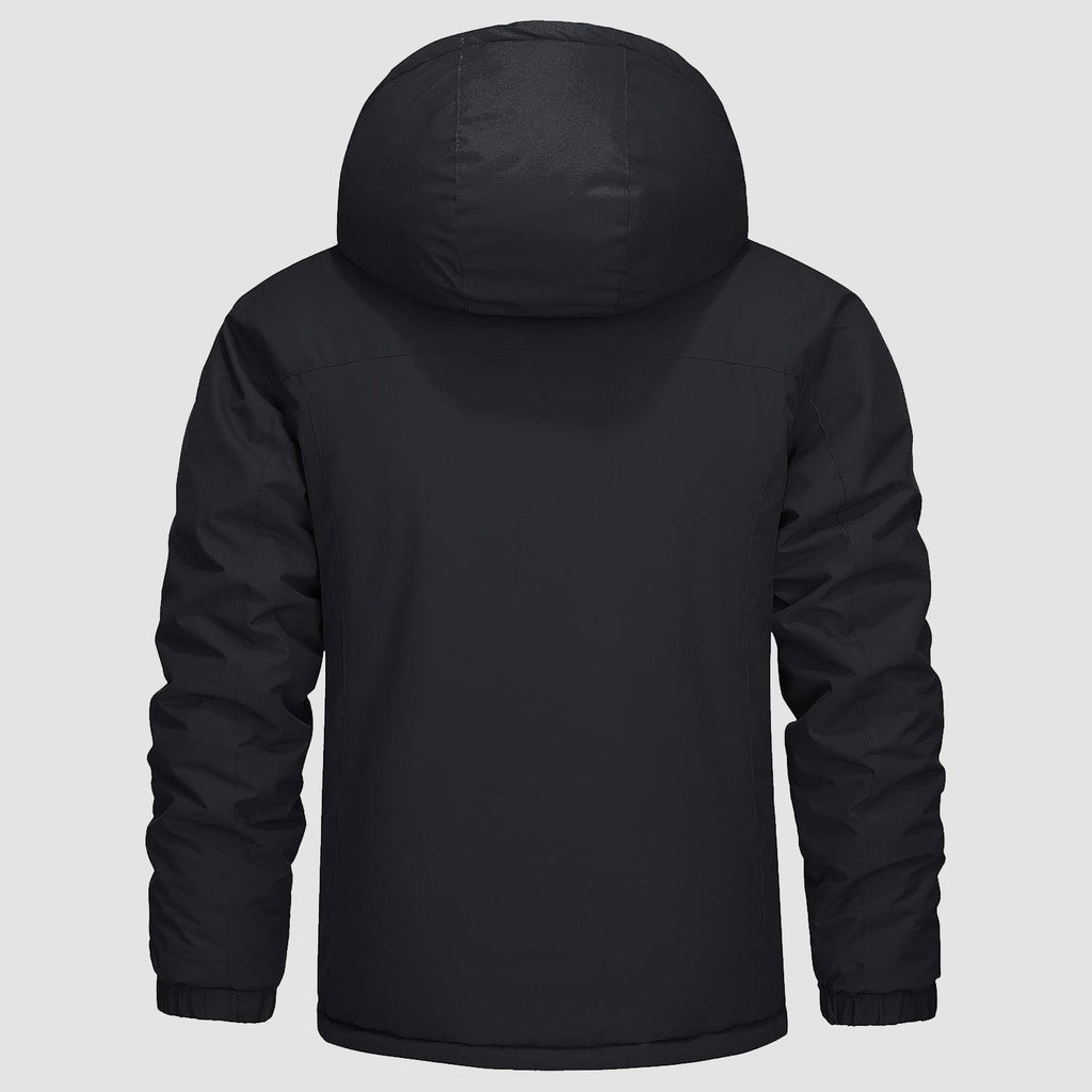 Men's Water-Resistant Winter Coat - Insulated Ski & Snow Jacket with Adjustable Hood