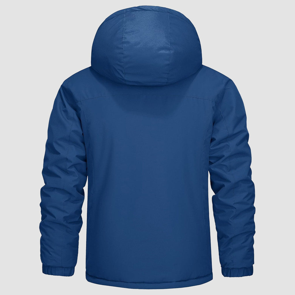 Men's Water-Resistant Winter Coat - Insulated Ski & Snow Jacket with Adjustable Hood