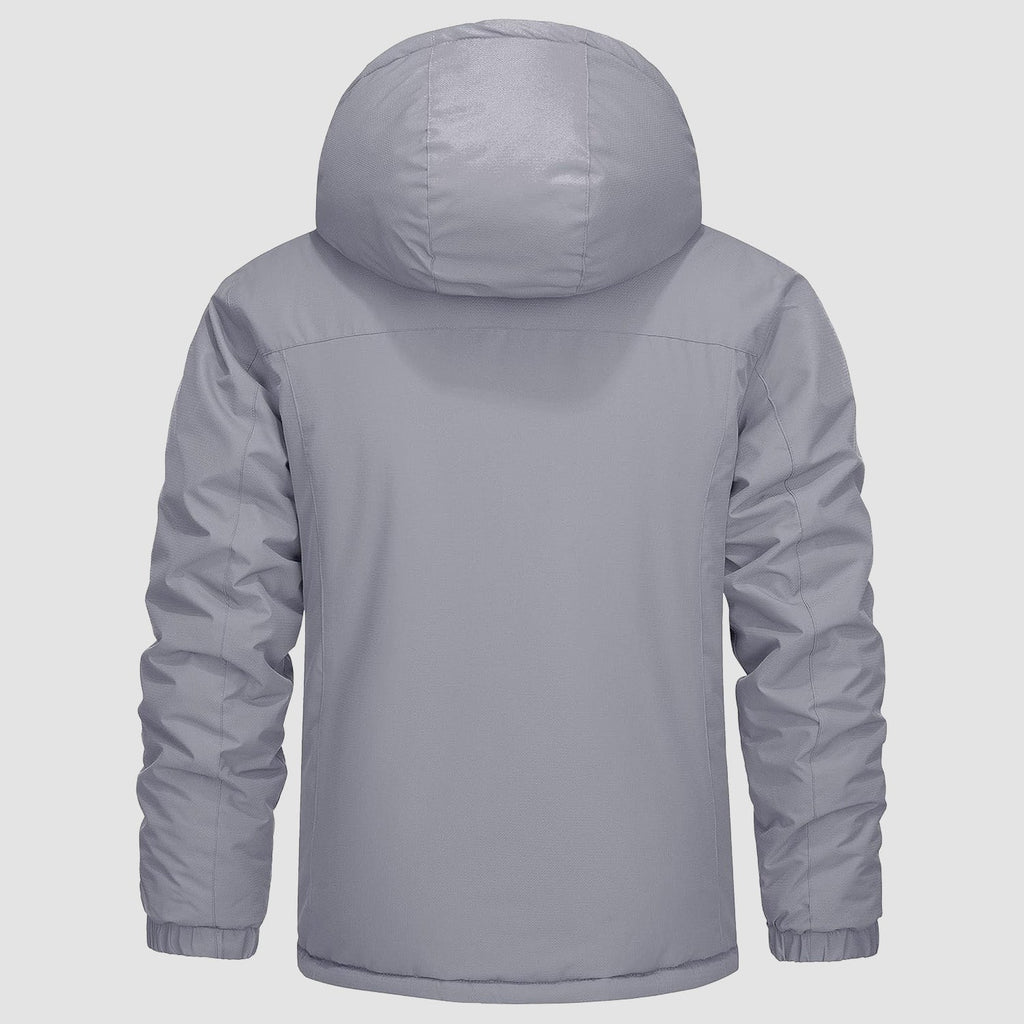 Men's Water-Resistant Winter Coat - Insulated Ski & Snow Jacket with Adjustable Hood
