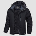 Men's Water-Resistant Winter Coat - Insulated Ski & Snow Jacket with Adjustable Hood