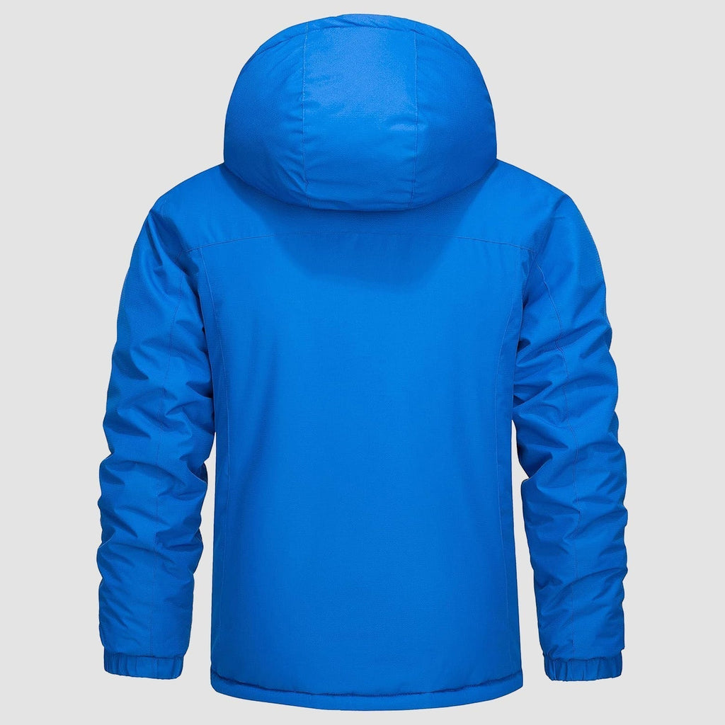 Men's Water-Resistant Winter Coat - Insulated Ski & Snow Jacket with Adjustable Hood