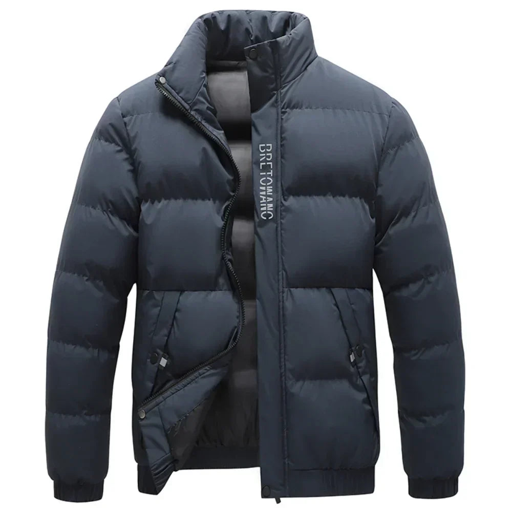 Men's Sharkskin Winter Jacket - Stylish, Warm & Weather-Resistant Outerwear