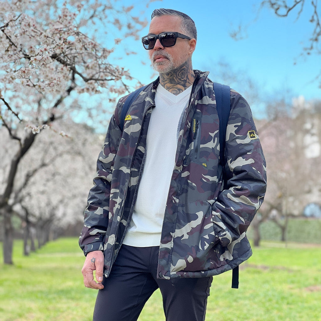 Men's Water-Repellent Winter Ski Jacket with Fleece Lining - Insulated, Breathable, and Stylish Outerwear for Cold Weather Adventures