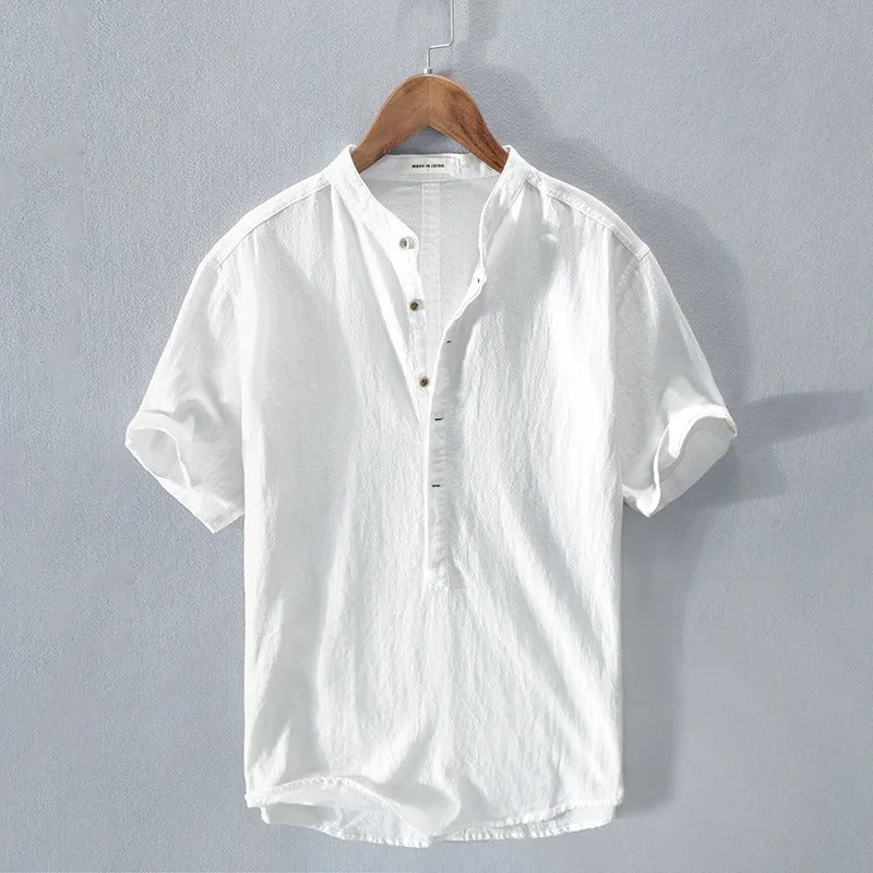 Capri Linen-Cotton Shirt