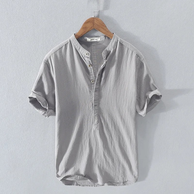 Capri Linen-Cotton Shirt