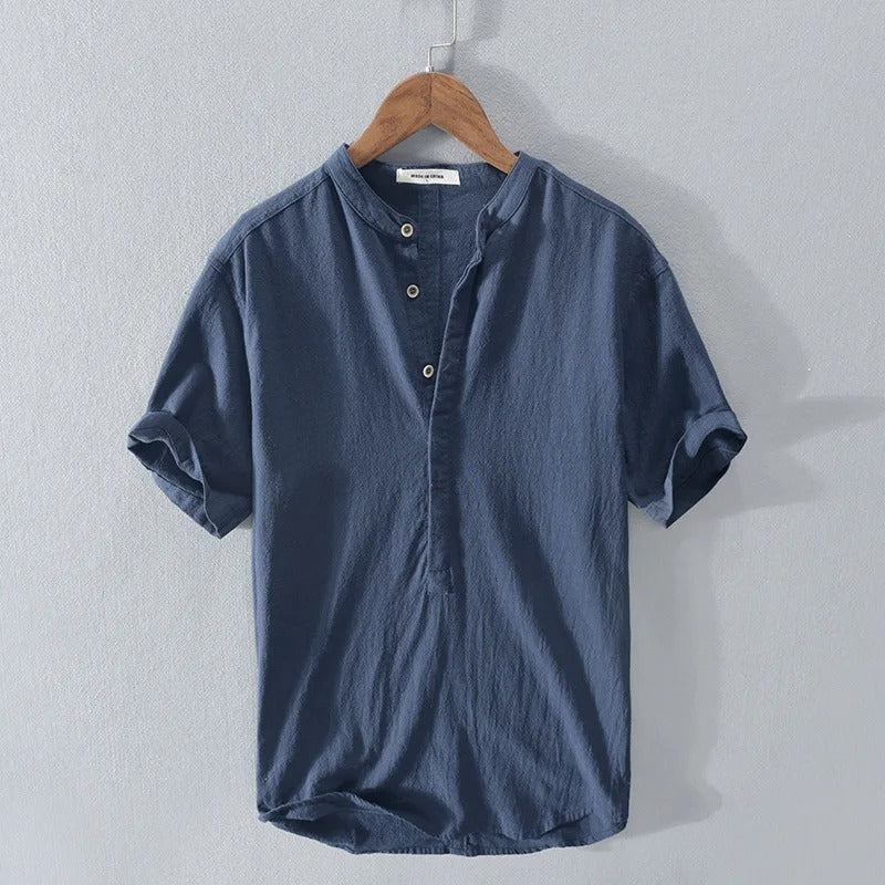 Capri Linen-Cotton Shirt