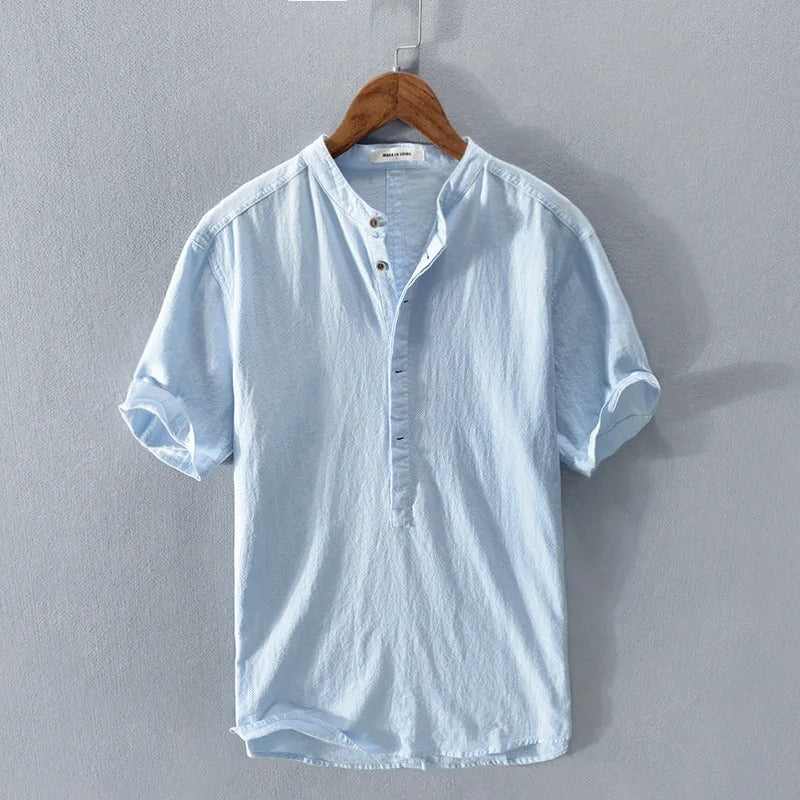 Capri Linen-Cotton Shirt